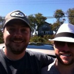 Clove and Pete getting ready to surprise owen