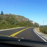 Driving back from Peggy's cove