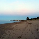 Empty Atlantic Ocean beach