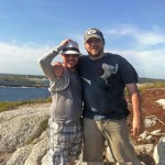 Pete and Clove at the top of the Cliff